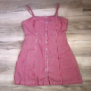 Forever 21 pink striped short dress Size: Medium